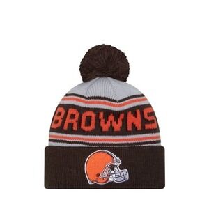 New Era Men's or women's Cleveland Browns cheer knot NFL team apparel beanie hat